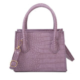 Crocodile Pattern PU Leather Crossbody Bag Chain Shoulder Handbag Mini Purse