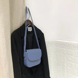 Women's Pu Leather Crossbody Bag Wild Style Shoulder Saddle Bag