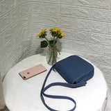 Women's Pu Leather Crossbody Bag Wild Style Shoulder Saddle Bag