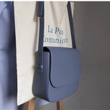 Women's Pu Leather Crossbody Bag Wild Style Shoulder Saddle Bag