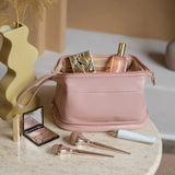 Portable Makeup Organizer Toiletry Pouch Travel Cosmetic Bag