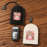 Canvas Key Bag Case Keychain Pouch