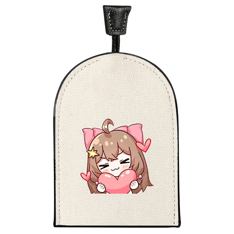 Canvas Key Bag Case Keychain Pouch