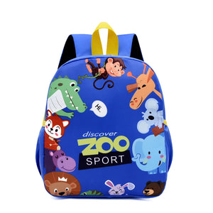 Cartoon Printed Waterproof Schoolbag for Kids