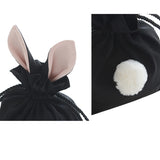Rabbit Ear Makeup String Pouch Portable Handbag