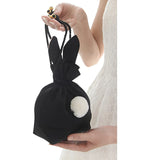 Rabbit Ear Makeup String Pouch Portable Handbag
