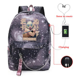 Demon Slayer Anime Travel Bag Teenagers Unisex Harajuku School Sports Bag