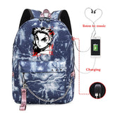 Demon Slayer Anime Travel Bag Harajuku School Bag for Teens