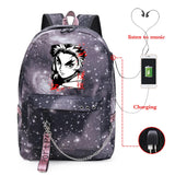 Demon Slayer Anime Travel Bag Harajuku School Bag for Teens