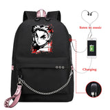 Demon Slayer Anime Travel Bag Harajuku School Bag for Teens