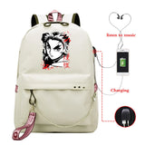 Demon Slayer Anime Travel Bag Harajuku School Bag for Teens