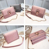 Yellow Crossbody Bag Women PU Leather Sling Shoulder Bag KL720