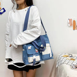 Nylon Crossbody Shoulder Bag Large Capacity Totes Women Handbag