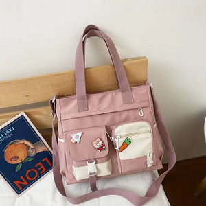 Nylon Crossbody Shoulder Bag Large Capacity Totes Women Handbag