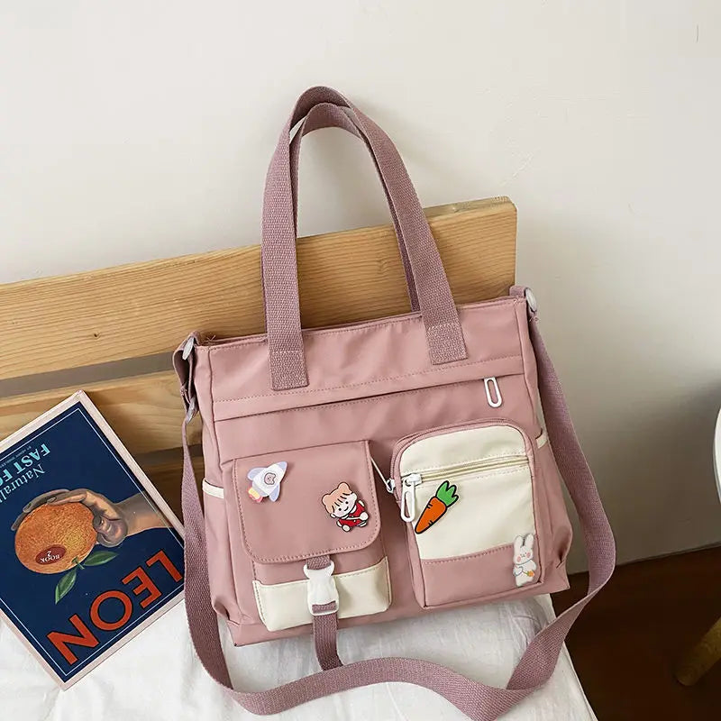Nylon Crossbody Shoulder Bag Large Capacity Totes Women Handbag