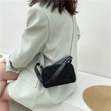 Diamonds High Women Handbag Messenger Bag Soft Pu Leather Crossbody Bags