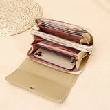 Double Layer Women Shoulder Bags Chain Lock Small Handbag Crossbody Purse