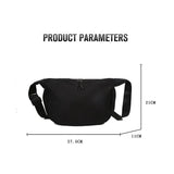 Dumpling Bag Women's Large Capacity Messenger Bag Casual Oxford Cloth