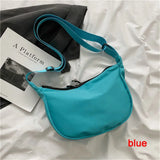 Dumpling Bag Women's Large Capacity Messenger Bag Casual Oxford Cloth