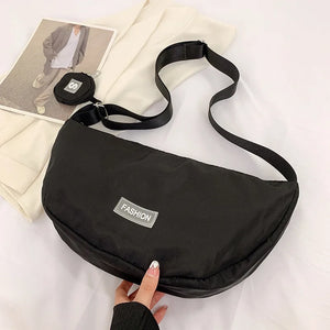 Dumpling Shoulder Bags Solid Crossbody Bags Sports Bags Casual Travel Bags