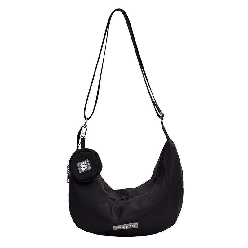 Dumpling Shoulder Bags Solid Crossbody Bags Sports Bags Casual Travel Bags