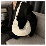 Dumpling Shoulder Bags Solid Crossbody Bags Sports Bags Casual Travel Bags