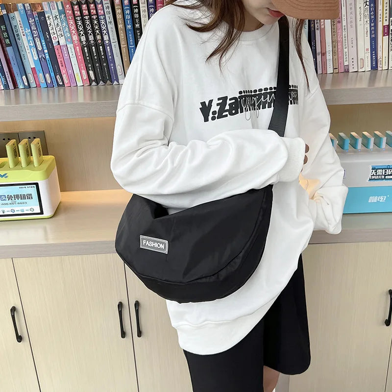 Dumpling Shoulder Bags Solid Crossbody Bags Sports Bags Casual Travel Bags