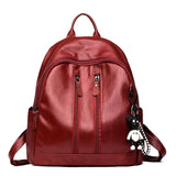 Women Ladies Backpack Travel PU Leather Small Shoulder School