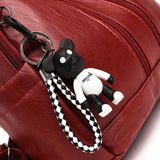 Women Ladies Backpack Travel PU Leather Small Shoulder School