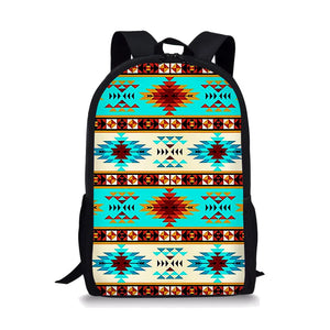 Tribal Print School Bags for Girls Laptop Backpack Adjustable Strap