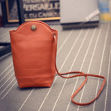 Retro Handbag Ladies Bucket Mobile Phone Purse Shoulder Bag Diagonal Female