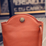 Retro Handbag Ladies Bucket Mobile Phone Purse Shoulder Bag Diagonal Female