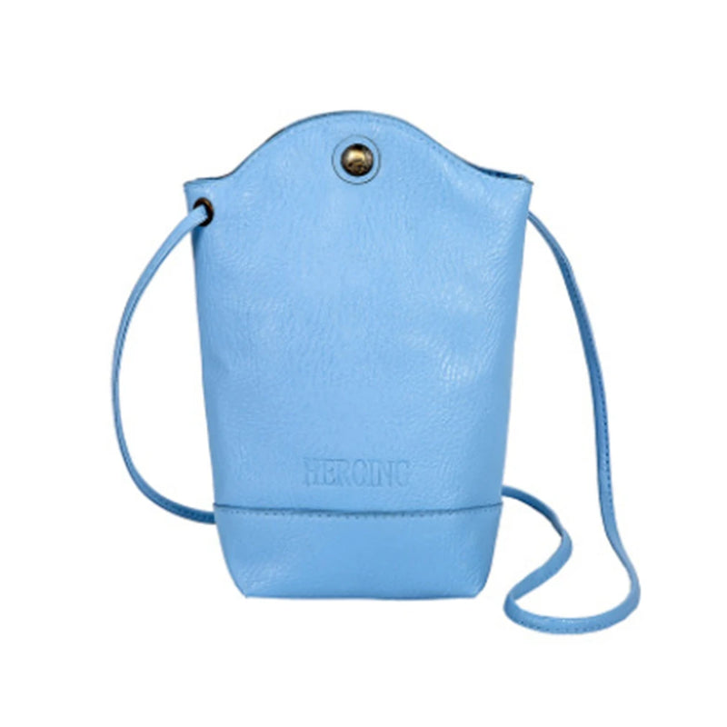 Retro Handbag Ladies Bucket Mobile Phone Purse Shoulder Bag Diagonal Female