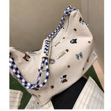 Large Capacity Canvas Totes Shoulder Bags