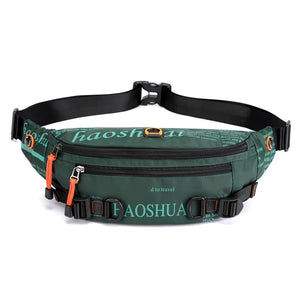 Contrasting Colors Fanny Pack Waist Bag Sling Chest Shoulder Backp