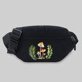 Fanny Packs Women's Waist Bag Mushroom Series Pattern