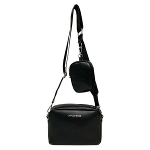 2 in 1 Messenger Bags Camera Headphone Pouch Crossbody Handbags