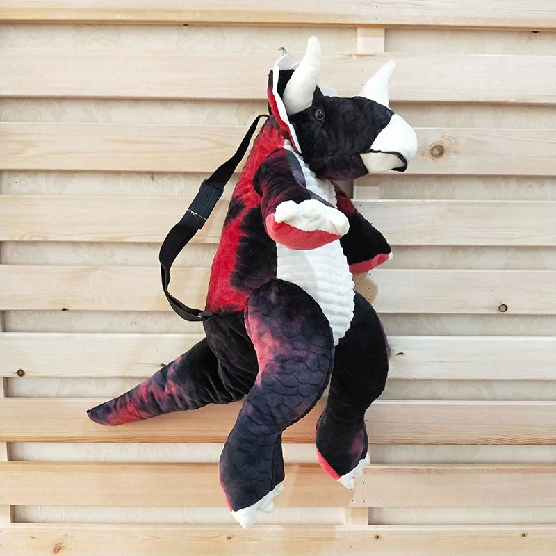 3D Dinosaur Backpack Plush Bag for Kids