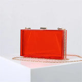 Acrylic Evening Clutch Bags Summer Candy Handbags Women Bags