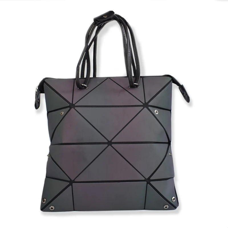 Luminous Geometric Handbags Women Crossbody Bag Tote Handbag