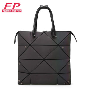 Luminous Geometric Handbags Women Crossbody Bag Tote Handbag