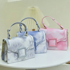 Colorful Handbags for Women Bucket Clutch Box Square Crossbody Shopping