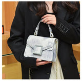 Colorful Handbags for Women Bucket Clutch Box Square Crossbody Shopping