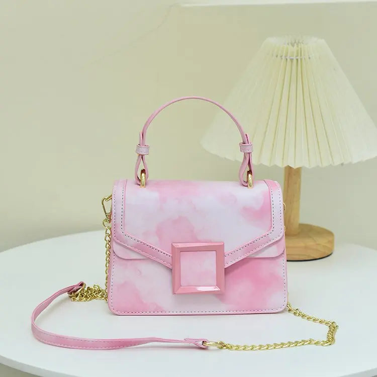 Colorful Handbags for Women Bucket Clutch Box Square Crossbody Shopping
