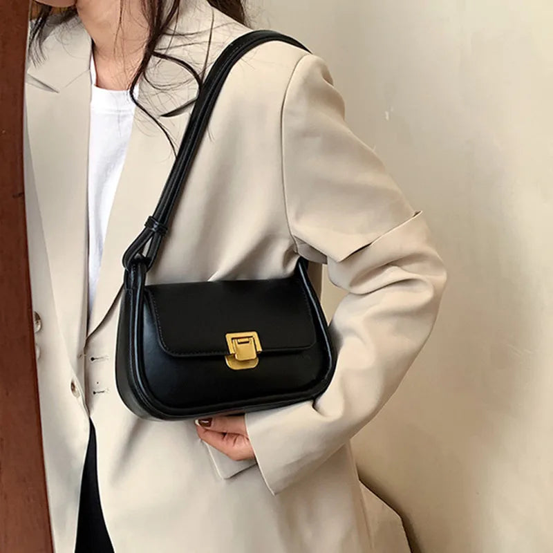 Women's Casual Shoulder Bag Solid Purse Crossbody Tote
