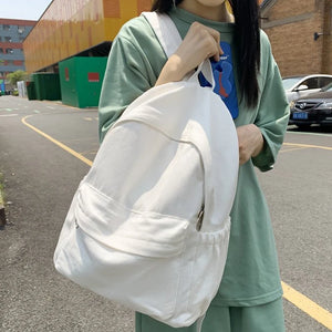 Canvas Backpack High Unisex MaleTravel Bag Backpacks School Bag