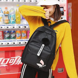 Canvas Women Backpack Female Schoolbag Student Bookbag Girls Travel Rucksack