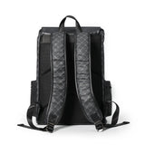 Casual Leather Backpack Men Large Travel Work Daily Backbag Laptop Back Pack