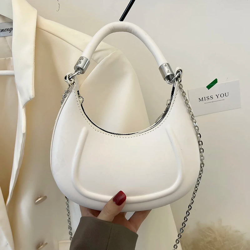 Chain Shoulder Bags for Women Girls PU Leather Crossbody Bags