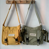 Women's Postman Bag Waterproof Nylon Schoolbag
